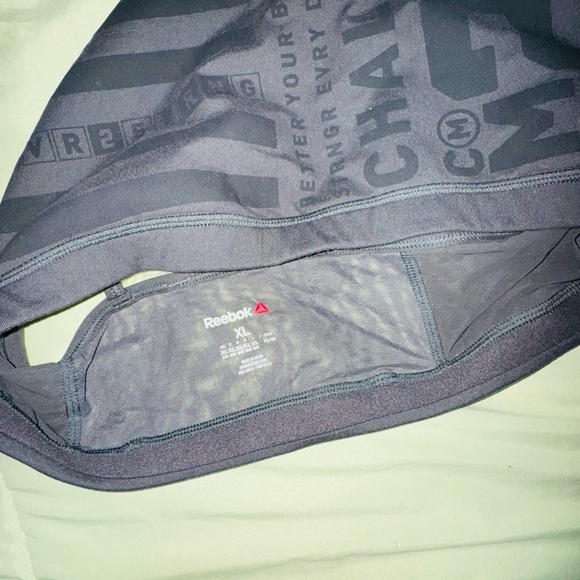 Reebok Women's Charcoal Sports Bra - Picture 4 of 7